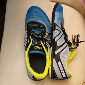 Xero Men's Vibrant Blue and Yellow Athletic Shoes